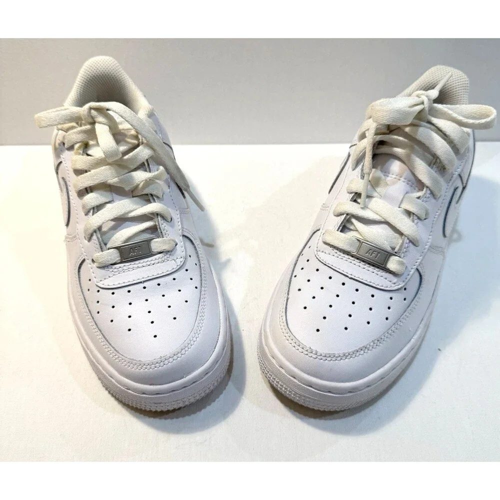Nike Air Force 1 LE GS Size Youth 4.5Y Triple White DH2920-111 Sneakers Shoes
